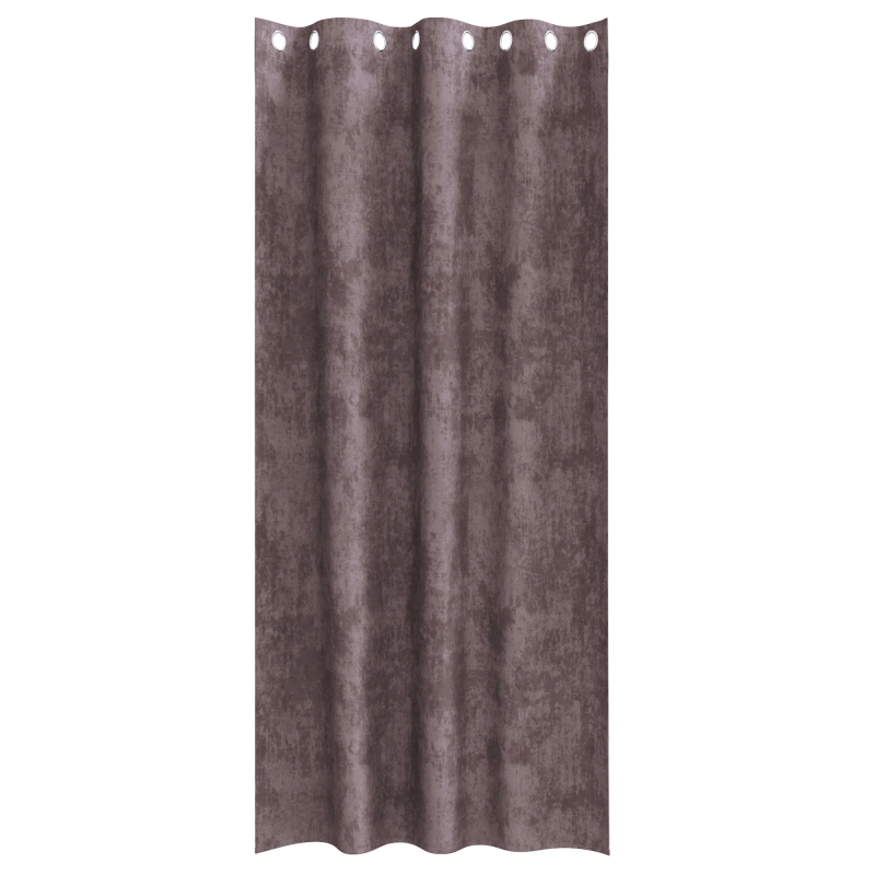 vidaXL Samta aizkari ar aizkariem 2 pcs Brūna 245 x 140 cm Samts