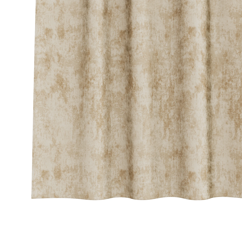 vidaXL Samta aizkari ar aizkariem 2 pcs Krēmkrāsa 225 x 140 cm Samts