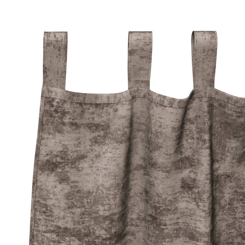 vidaXL Samta aizkari ar aizkariem 2 pcs Kapučīno 225 x 140 cm Samts