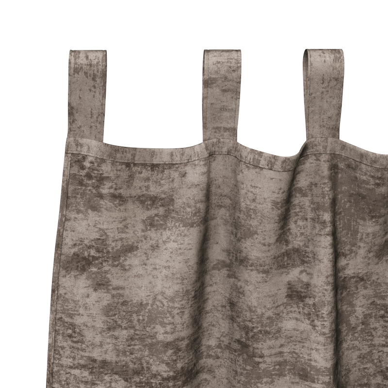 vidaXL Samta aizkari ar aizkariem 2 pcs Kapučīno 245 x 140 cm Samts