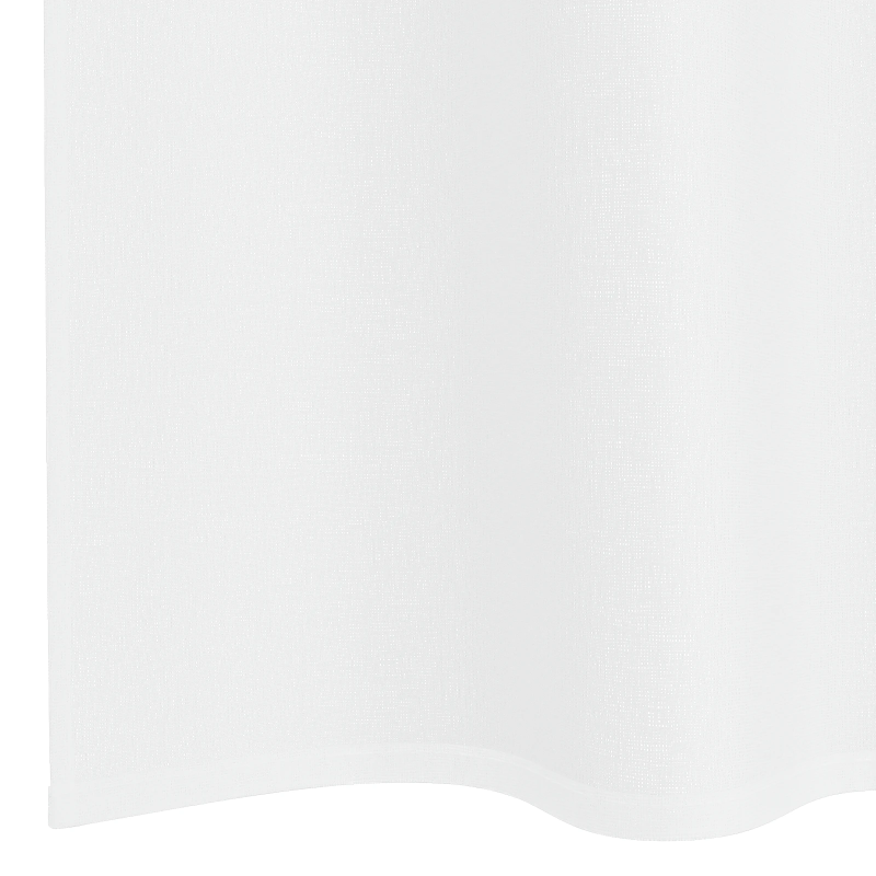 vidaXL Voile aizkaris ar aizkariem 2 pcs Balts 260 x 140 cm Poliesters