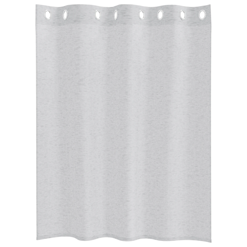 vidaXL Voile aizkaris 2 pcs Gaiši pelēks 140 x 140 cm Poliesters