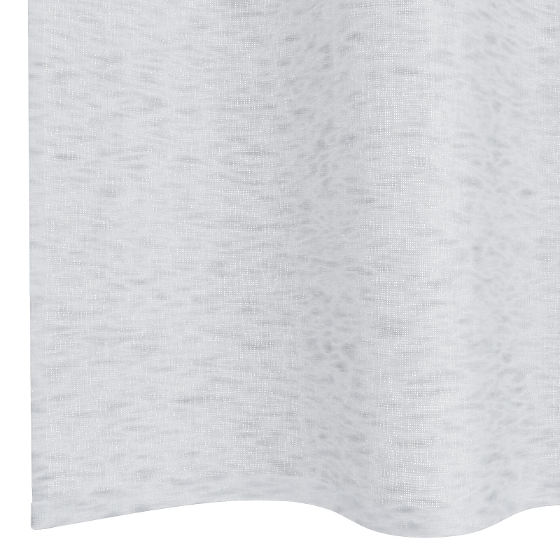 vidaXL Voile aizkaris 2 pcs Gaiši pelēks 225 x 140 cm Poliesters