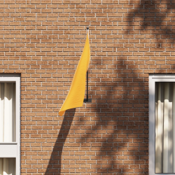 vidaXL Karoga Pole Turētājs Melna 10.5 x 7.5 x 0.2 cm Tērauds