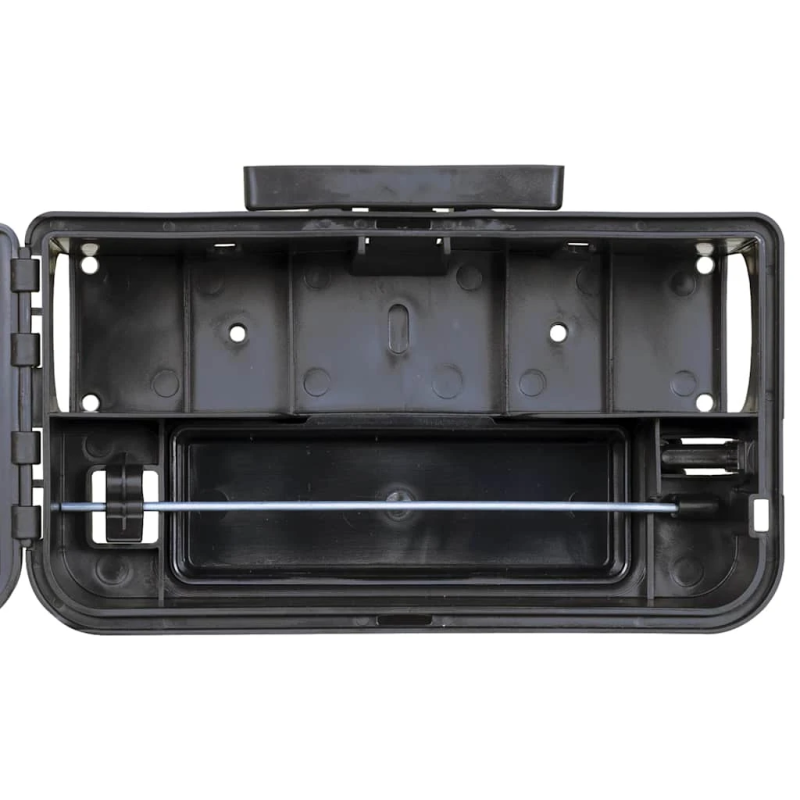 vidaXL Peļu slazdi 4 gab Melns 22x12,5x7,5 cm