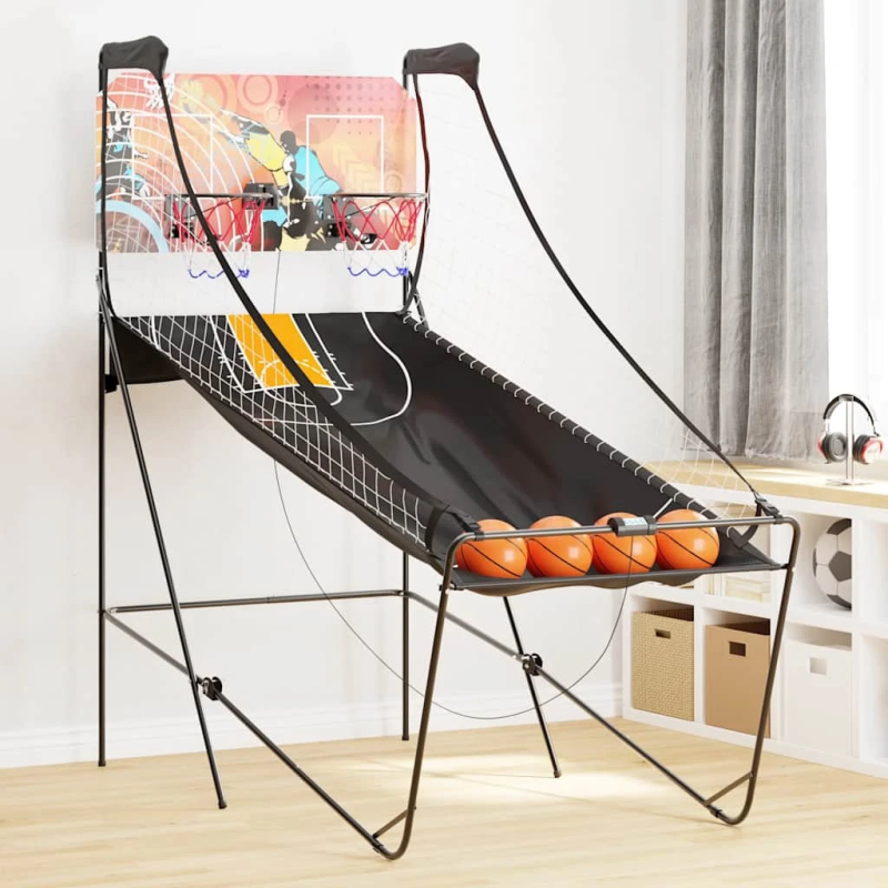 vidaXL basketbola spēļu automāts ar 4 bumbiņām 2 spēlētājiem