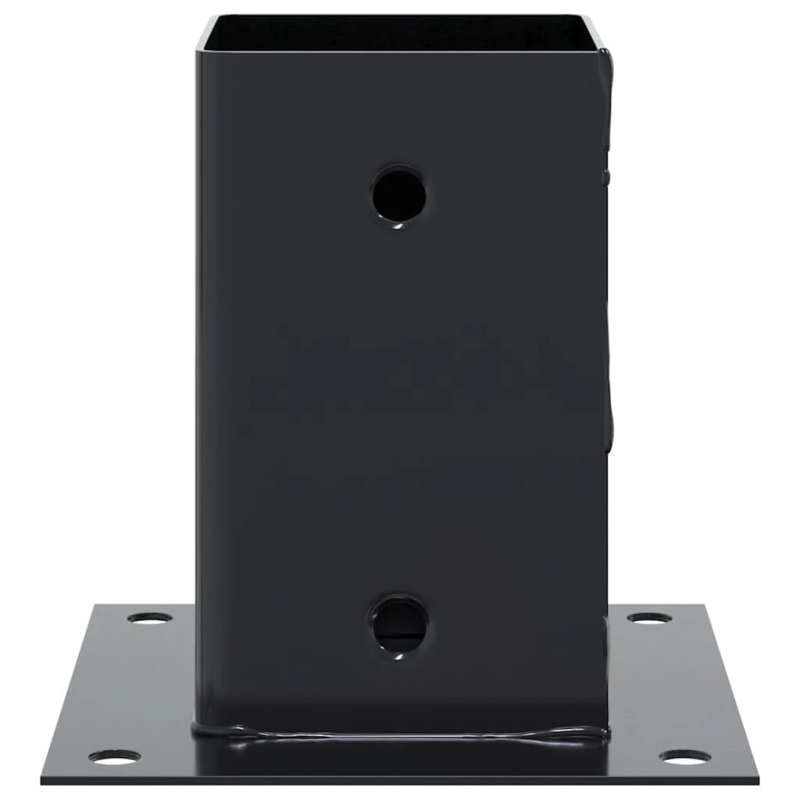 vidaXL Statu pamatnes Kvadrātveida 4 gab Antracīts 91x91 mm