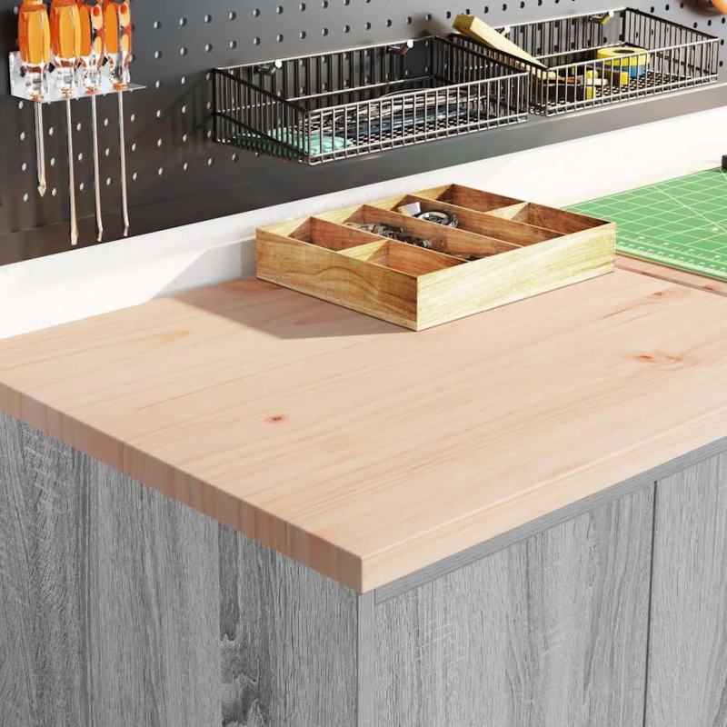 vidaXL garāžas skapji, 6gab., pelēka ozolkoka krāsa, inženierijas koks