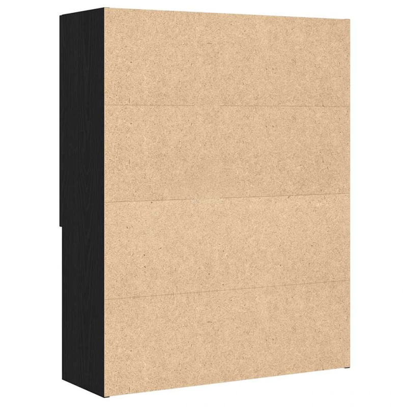 vidaXL veļasmašīnas skapītis, 70,5x25,5x90 cm, melns ozols