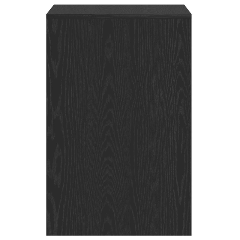 vidaXL rakstāmgalds, melns ozols, 101x50x76,5 cm, inženierijas koks