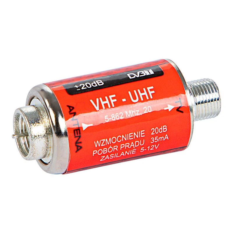 Pastiprinātājs tv anten.20db 12v 77-190