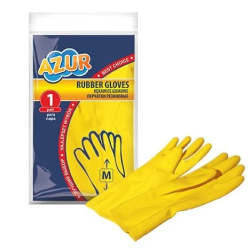 Cimdi gumijas Azur M ,12,