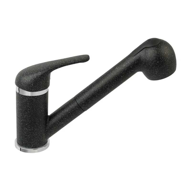 Virtuves jaucējkrāns Domoletti Spot DOM-BDS8B, melna krās.