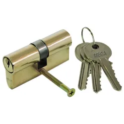 Cilindrs 62mm ,31-31mm, misiņa 3 atslēgas