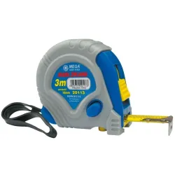 Mērlente 3mx16mm, gumijas korpusā, II klase