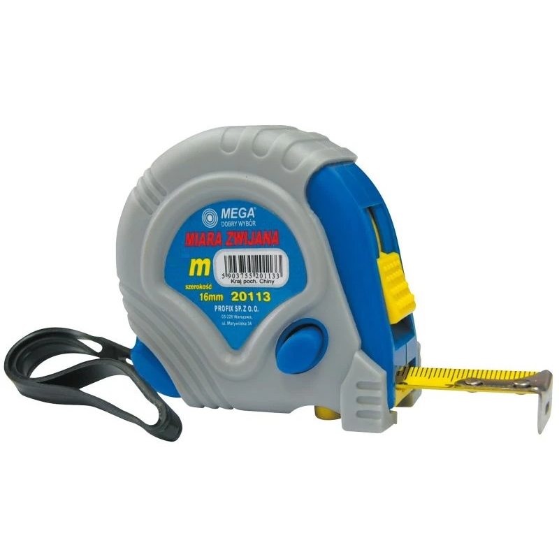 Mērlente 10mx32mm, gumijas korpusā, II klase