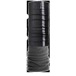 Šalle multifunkc. flisa melna-peleka