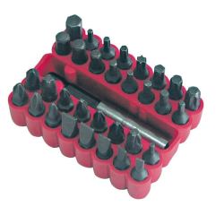 Uzgaļu kompl. 33Gab TX-PH-PZ-PL-Sešk.