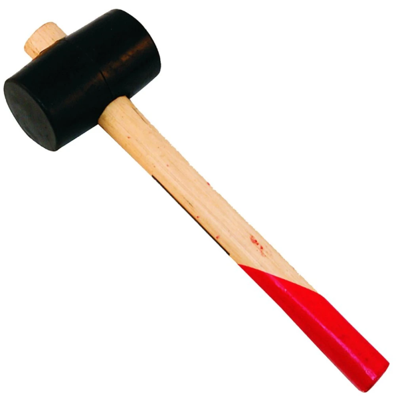 Āmurs gumijas 320g 45mm ar koka rokturi