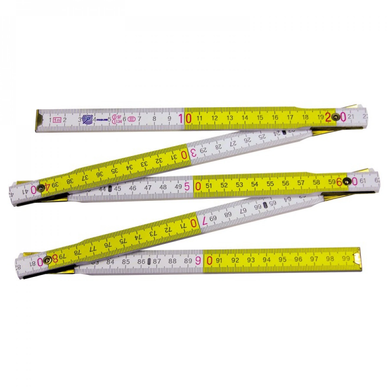 Lineāls saliekams Proline 2m koka