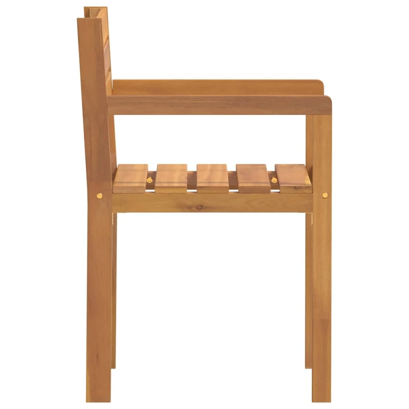 vidaXL dārza krēsli, 2 gab., 50x53x80 cm, masīvkoks, akācija