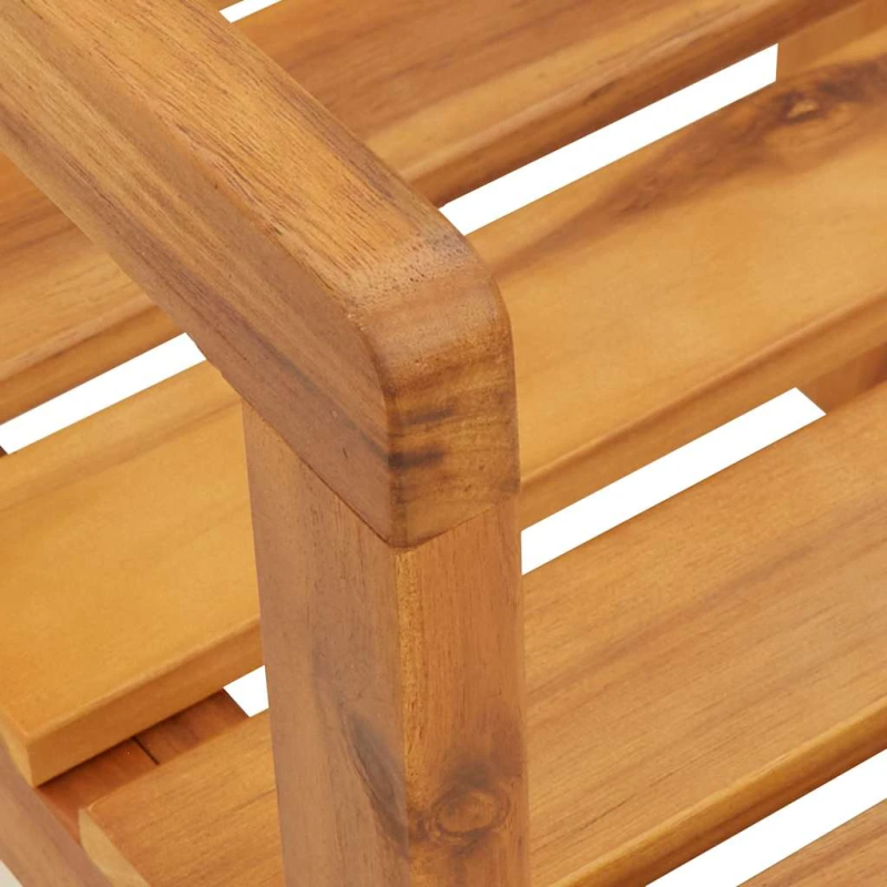 vidaXL dārza krēsli, 2 gab., 50x53x80 cm, masīvkoks, akācija