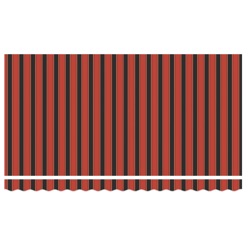 vidaXL Markīzes rezerves audums Daudzkrāsains 380 x 195 cm Poliesters