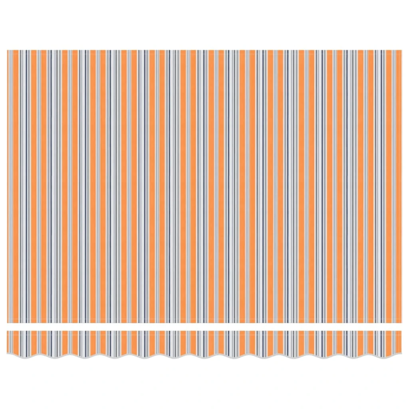 vidaXL Markīzes rezerves audums Daudzkrāsains 235 x 195 cm Poliesters