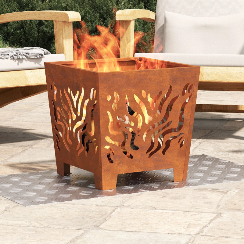 vidaXL Trepju paklājs Kvadrātveida 2 pcs Sudraba 50 x 50 cm Alumīnijs