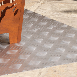 vidaXL Trepju paklājs Taisnstūra 2 pcs Sudraba 100 x 50 cm Alumīnijs