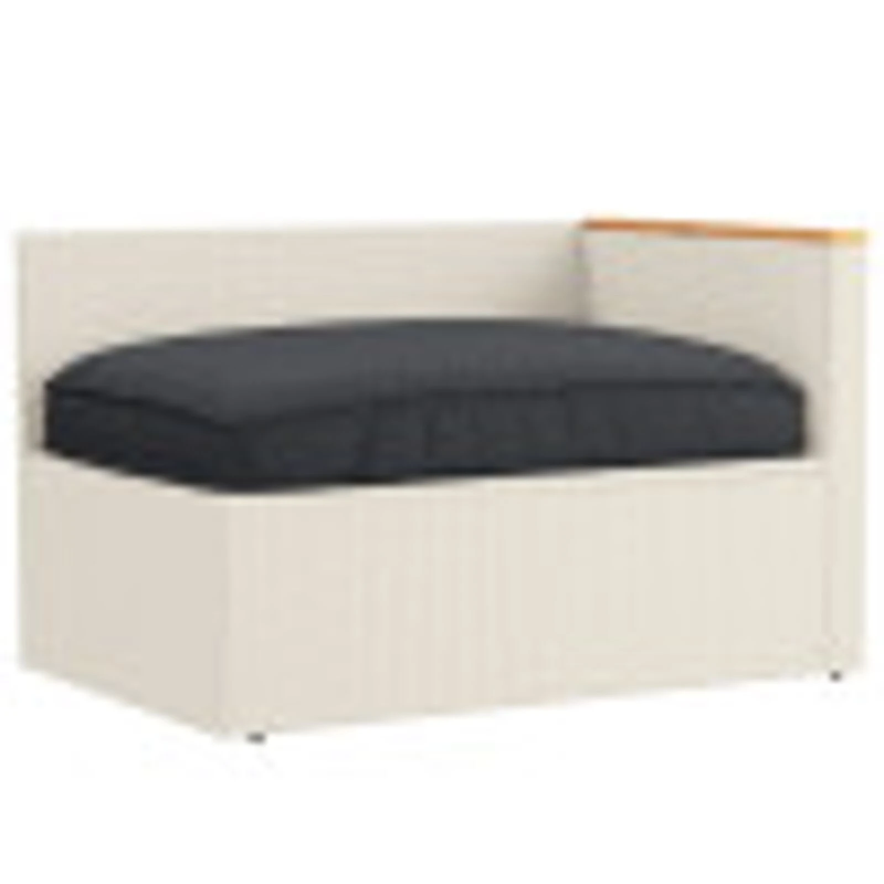 vidaXL Spilvens Melna 120 x 80 x 12 cm Oksforda audums