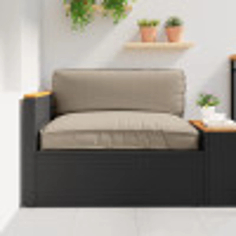 vidaXL Spilvens Pelēkbrūna 120 x 80 x 12 cm Oksforda audums