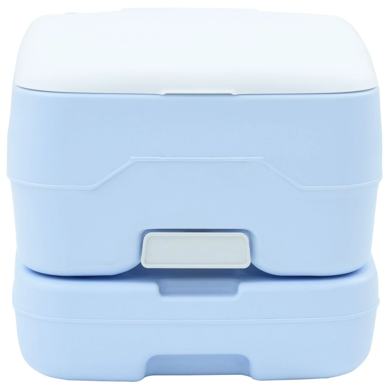 vidaXL Nometnes tualete Gaiši zilā un balta 41,5 x 36,5 x 30 cm