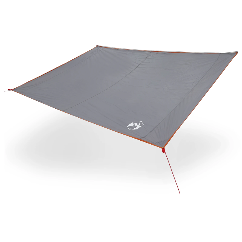 vidaXL Ūdensizturīgs Tarp ar jumtu Pelēka un oranža