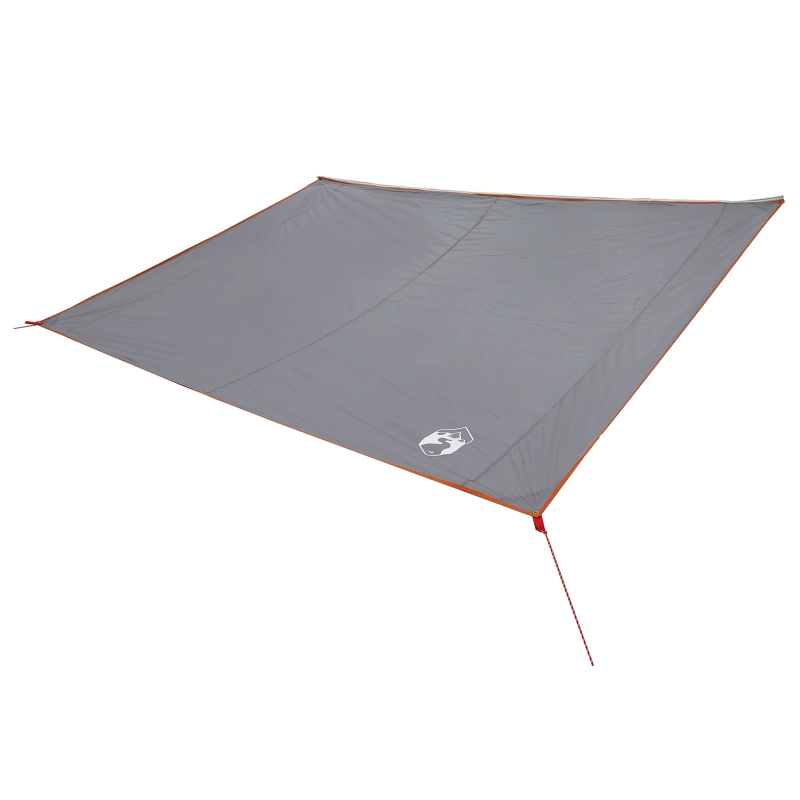 vidaXL Ūdensizturīgs Tarp ar jumtu Pelēka un oranža