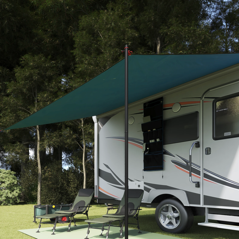 vidaXL Ūdensizturīgs Tarp ar jumtu Zila