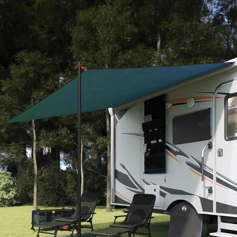 vidaXL Ūdensnecaurskatāma plēve ar jumtu