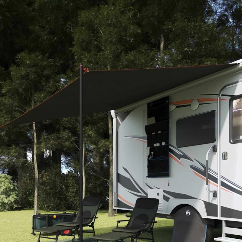 vidaXL Ūdensnecaurskatāma plēve ar jumtu