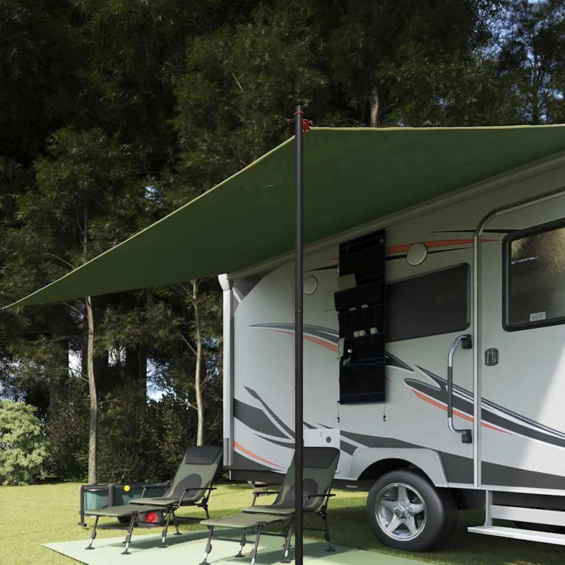 vidaXL Ūdensnecaurskatāma plēve ar jumtu