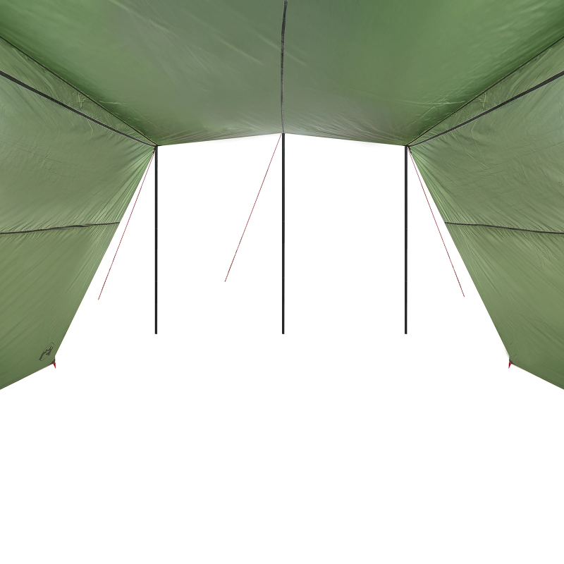 vidaXL Ūdensnecaurskatāma plēve ar jumtu