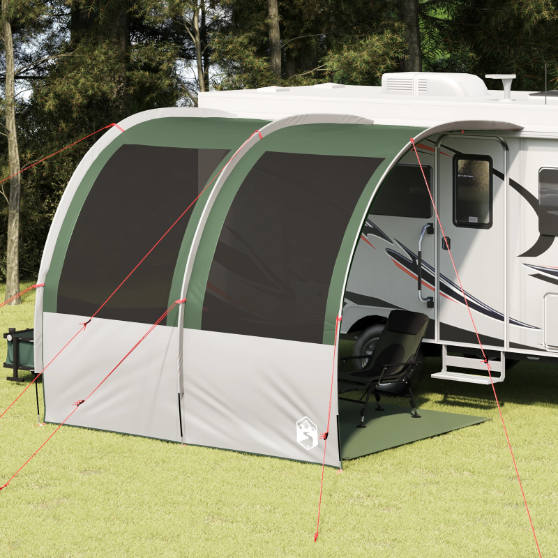 vidaXL Ūdensnecaurskatāma plēve Arkas forma ar jumtu