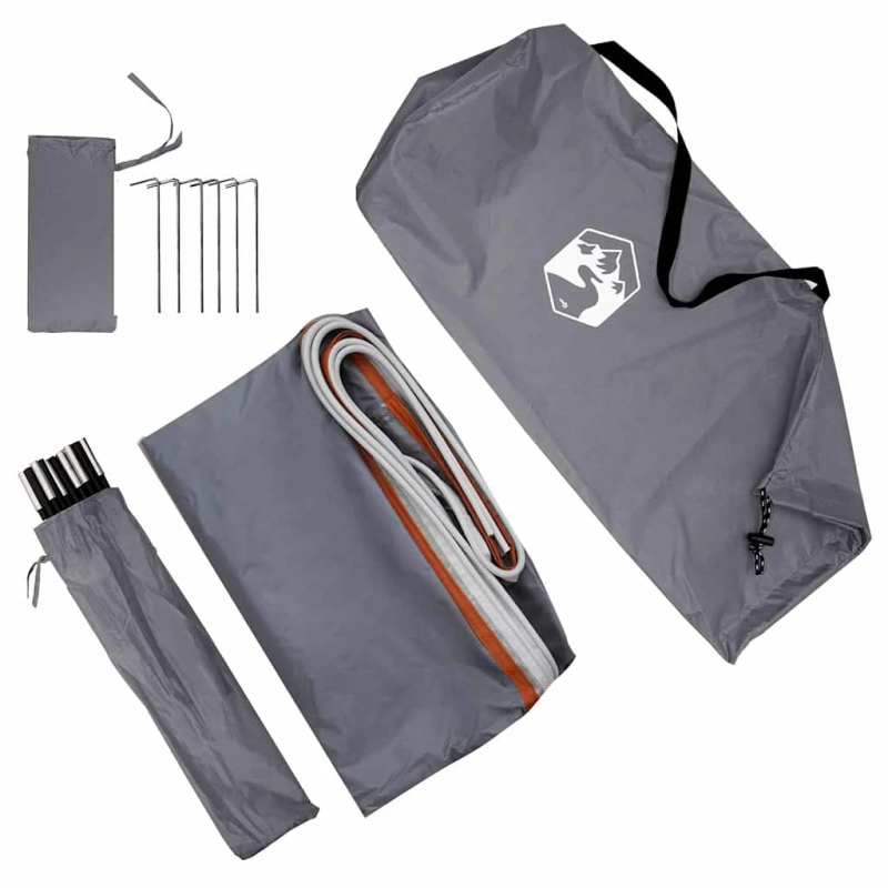 vidaXL Ūdensnecaurskatāma plēve Arkas forma ar jumtu