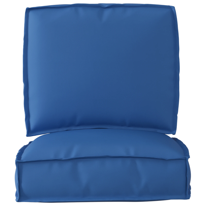 vidaXL Kastīšu spilvenu komplekts 2 pcs Karaliski zils Oksforda audums