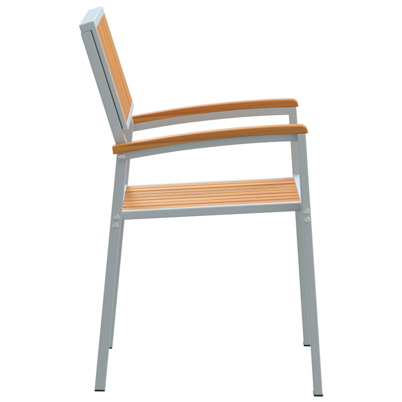 vidaXL Saliekamā krēsls 2 pcs Brūna 56 x 57 x 87 cm