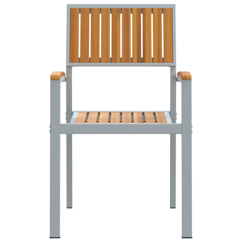 vidaXL Saliekamā krēsls 4 pcs Brūna 56 x 57 x 87 cm