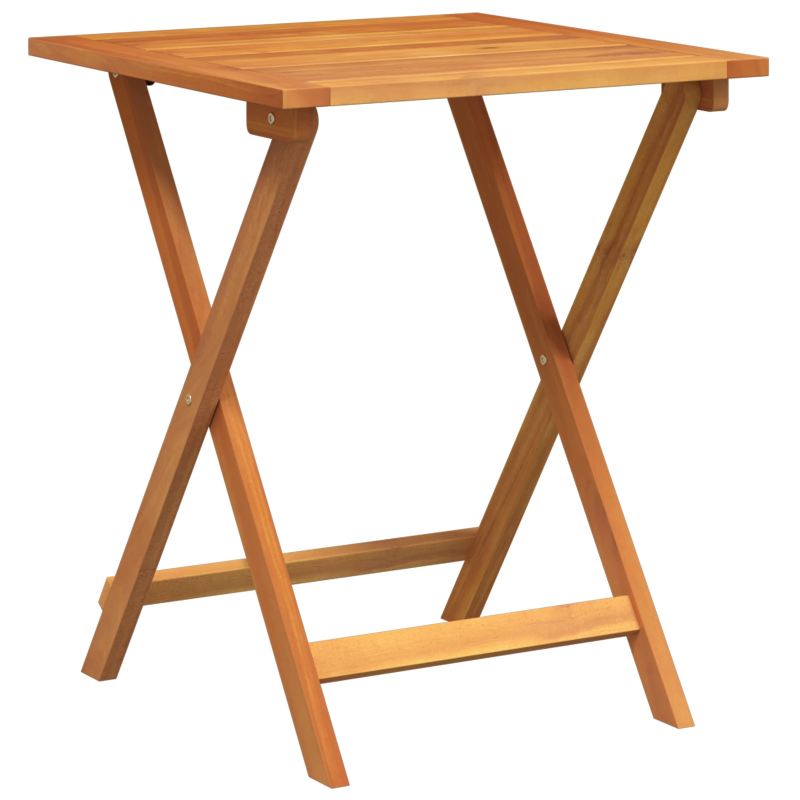 vidaXL Dārza galds Dabiska 60 x 60 x 72 cm Cietā akācijas koks