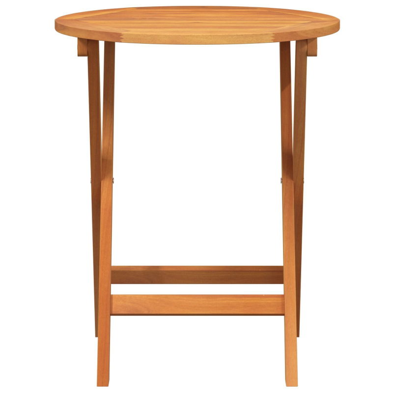 vidaXL Dārza galds Dabiska 60 x 60 x 72 cm Cietā akācijas koks