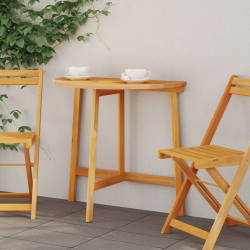 vidaXL Dārza galds Brūna 78 x 46 x 75 cm Cietā akācijas koks