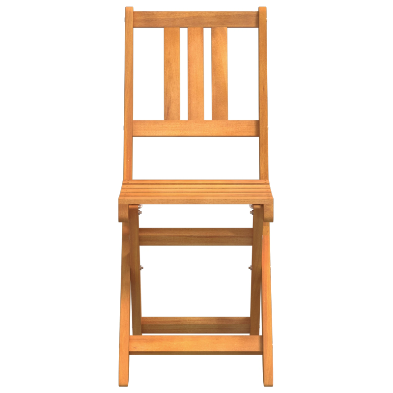 vidaXL Dārza krēsls 2 pcs Eļļa dabīgā 40 x 42 x 85 cm