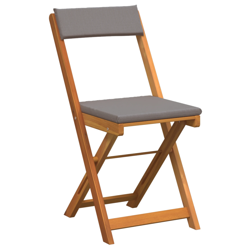 vidaXL Bistro komplekts 3 pcs Eļļa dabīgā Cietā akācijas koks